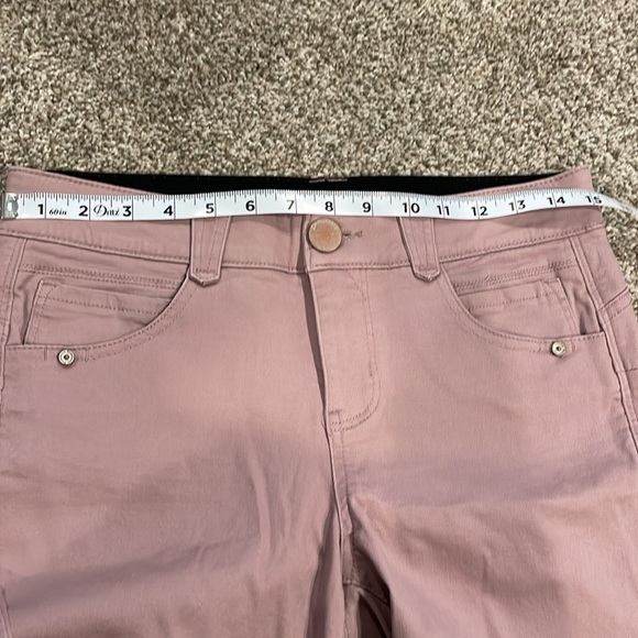 Democracy Ab Technology Lavender Purple High Rise Slim Straight Jeans Size 6 - Picture 8 of 10